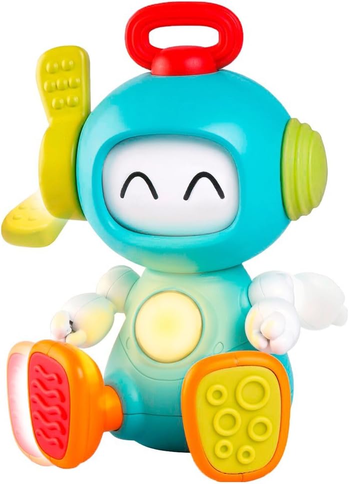 Infantino Pull & Spin Discovery Robot Musical Toy