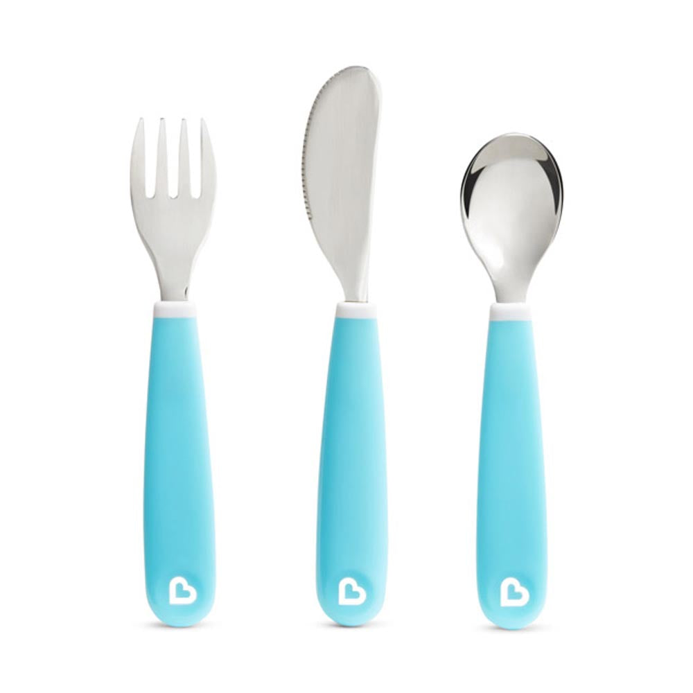 Munchkin Splash Toddler 6 Pack Fork  Knife & Spoon Set