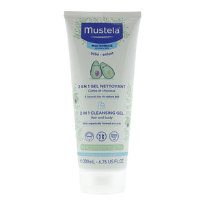 Mustela 2 In 1 Hair & Body Cleansing Gel 200ml From Birth On