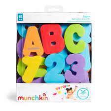 MUNCHKIN LEARN BATH LETTERS & NUMBERS-BRIGHTS