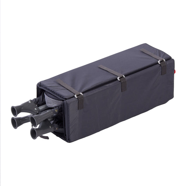 Quax Travel Cot 120x60cm With Zipper Dark Grey Playpen