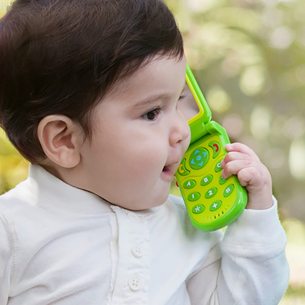 Infantino Flip & Peek Fun Phone Bilingual Baby Toy