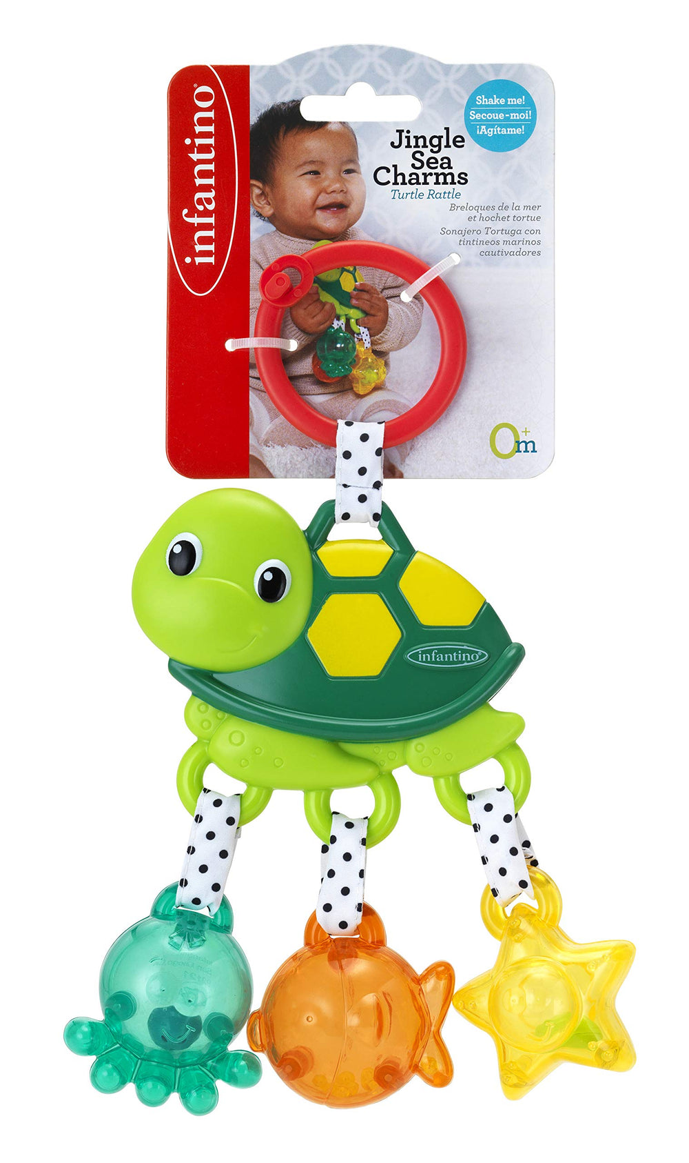 Infantino Jungle Sea Charms Rattle Activity Toy