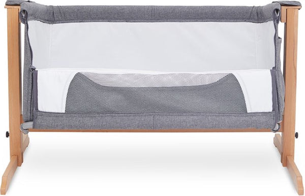 Kukka Naturel Wood Rocking Bedside Crib, Next To Me