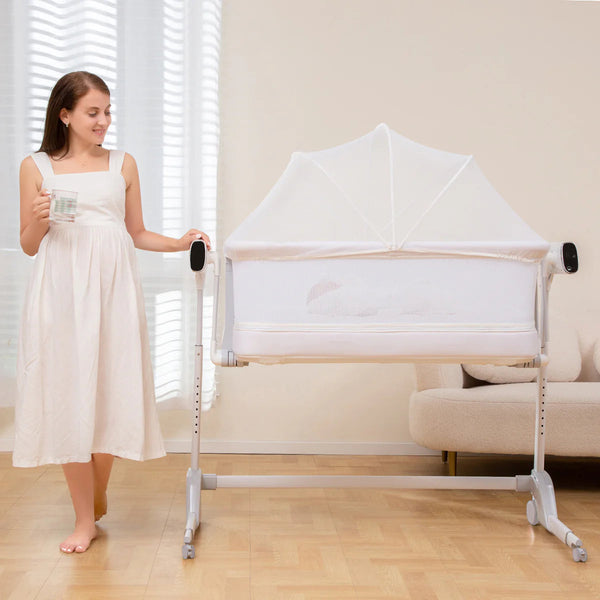 Miila Nova Smart Soothing Bassinet – 2-in-1 Baby Bassinet & Playpen