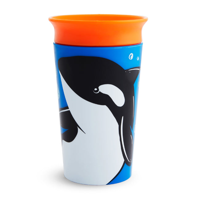 Munchkin Miracle Wildlove Sippy Cup Orca 9oz