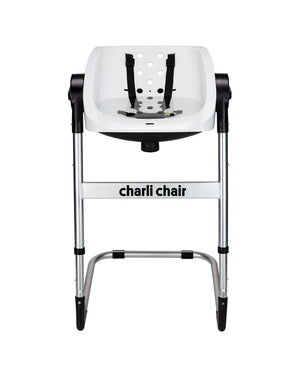 CharliChair 2-in-1  Baby Bath Chair - White