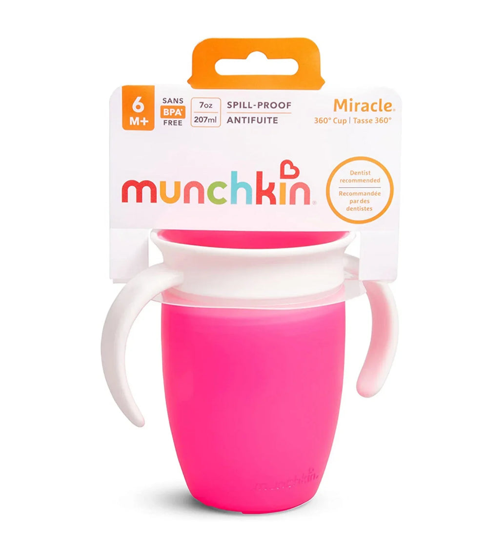 Munchkin 7oz Miracle Trainer Cup Spill-Proof Blue