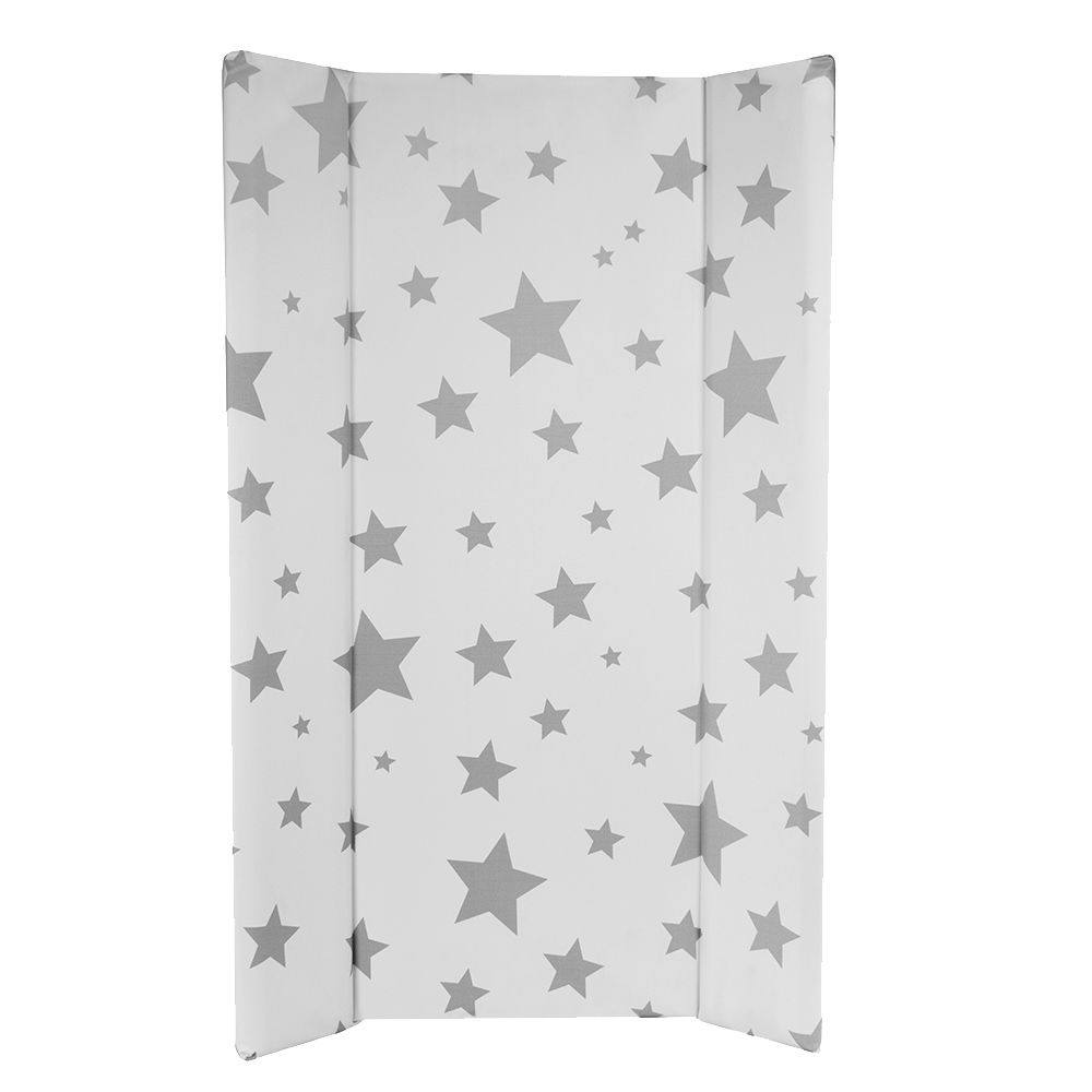 Plastimyr Rigid Changing Mat Grey Stars, Secure Baby Pad