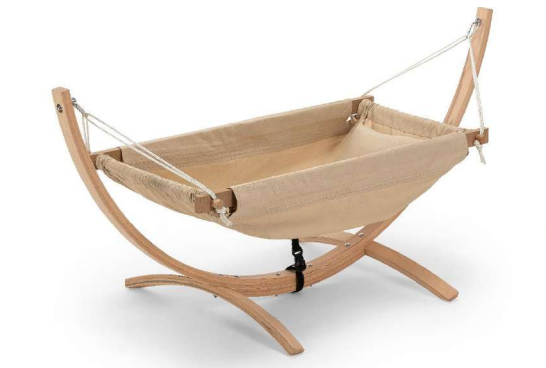 Wellgro Hammocks Baby Crib Beech Wood Bassinet