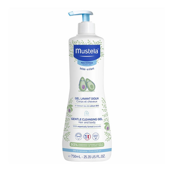 Mustela Gel Lavant 750 Ml Gentle Baby Cleanser