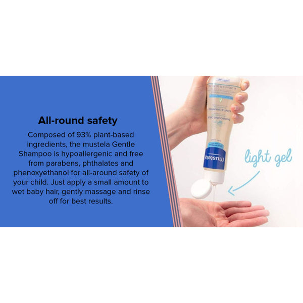 Mustela Gentle Shampoo For Hair 200ml Baby Care