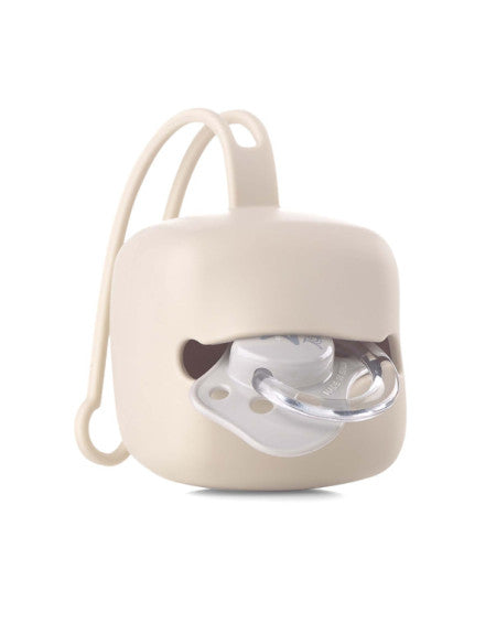 Jane Pacifier Case Pale Silicone Clip Accessory