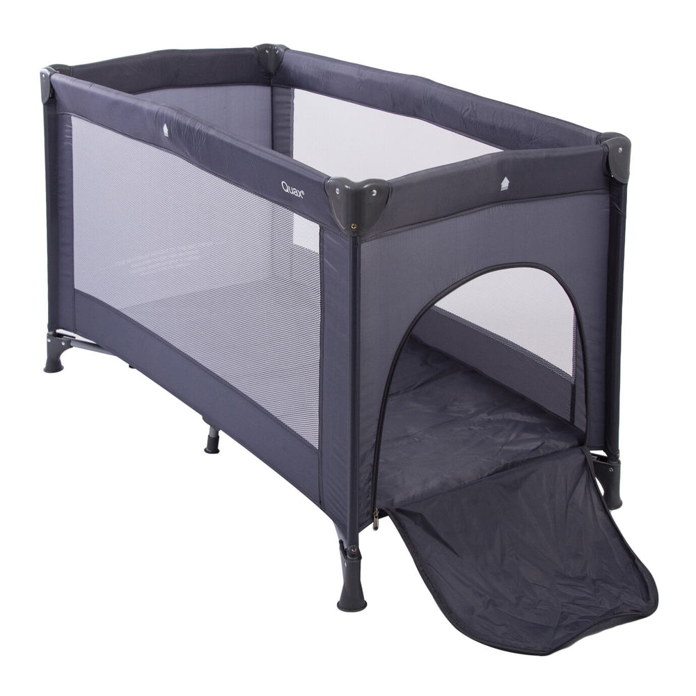 Quax Travel Cot 120*60cm + Zipper - Darkgrey