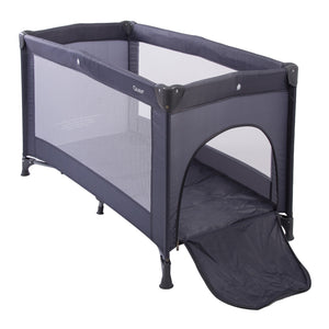 Quax Travel Cot 120x60cm With Zipper Dark Grey Playpen