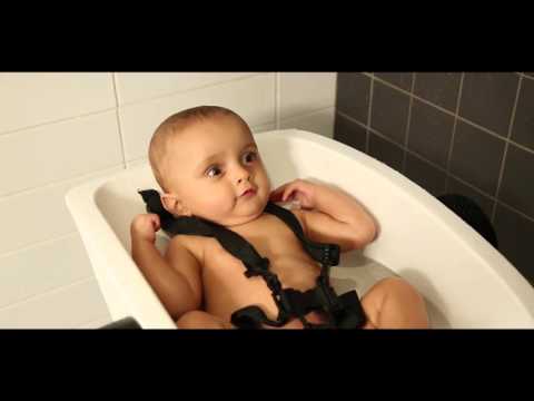 CharliChair 2-in-1  Baby Bath Chair - White