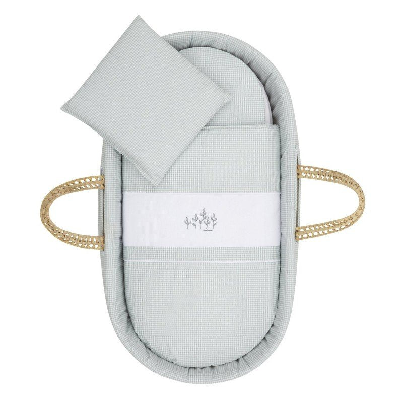 Cambrass quilted basket une mini windsord mint + stand