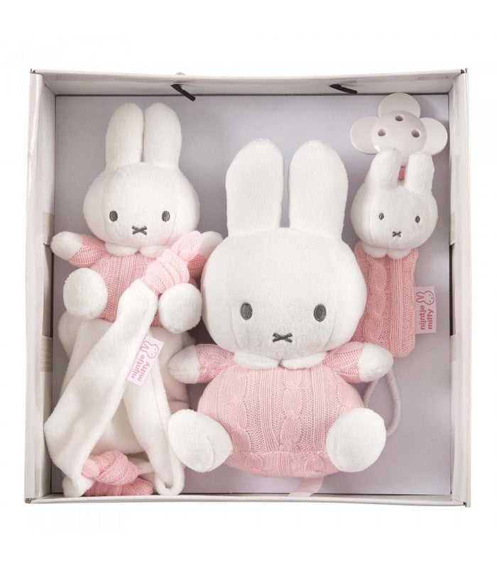 Miffy Set Pink 219 Soft Toy Gift Set