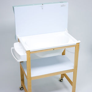 Plastimyr Wooden Bath Safari Mint Baby Bathtub