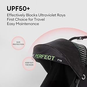GB Fyn Plus Carbon Fiber Stroller – Ultra-Lightweight Compact Travel Stroller