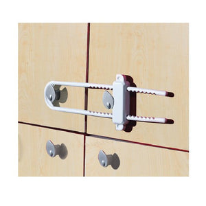 Baby Jem Cab Lock White Child Safety Cabinet Lock