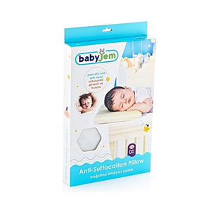 Babyjem Safe Sleep Pillow Beige Breathable Infant Cushion