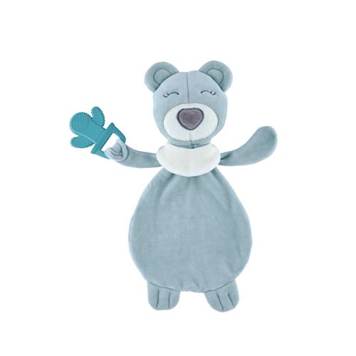Babyjem My Sweet Bear Toy With Teether / Green