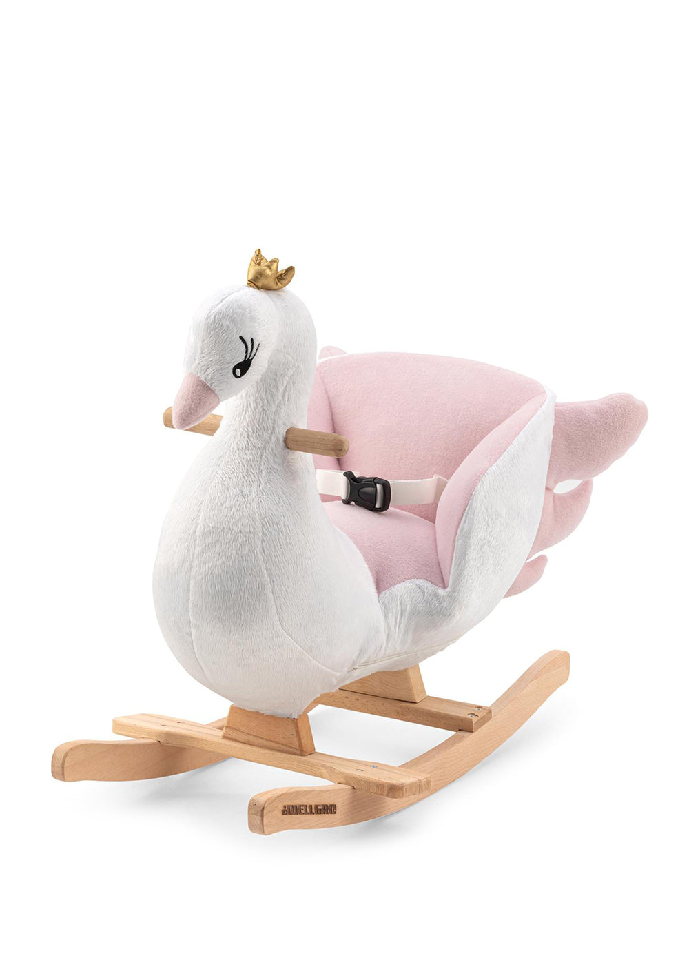 Wellgro Monodi Swan Wooden Rocker