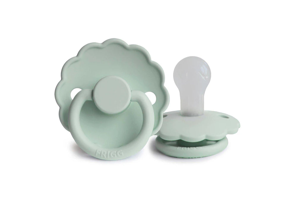 FRIGG Daisy Silicone  Pacifier 1-Pack Seafoam