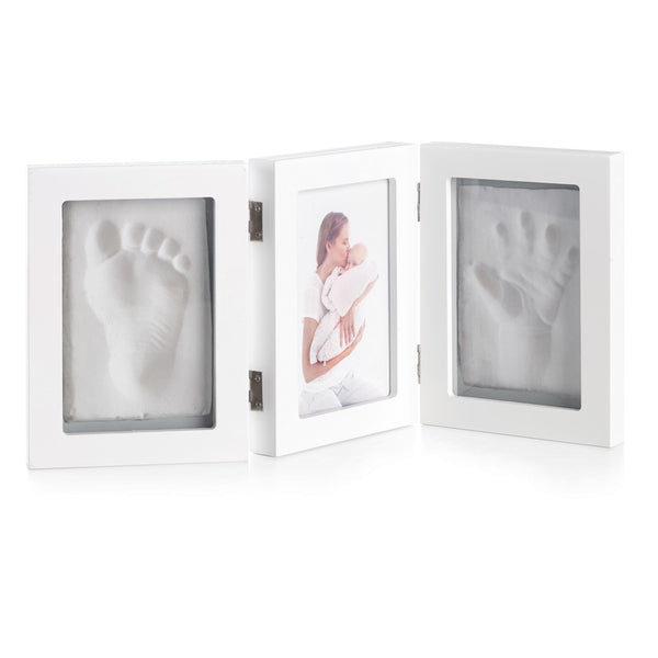 Jané Double Imprint Baby Photo Frame – White