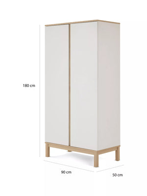 Astrid Double Wardrobe – Two-Tone Modern Design