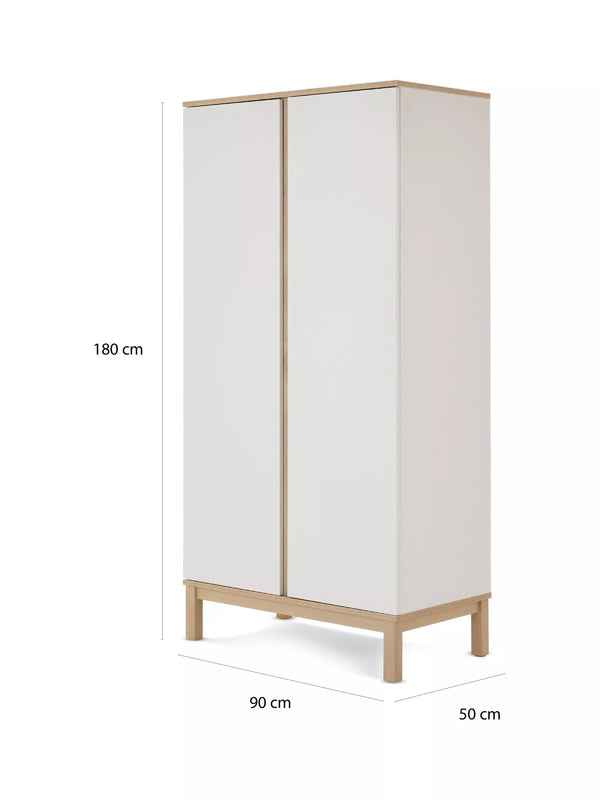 Astrid Double Wardrobe – Two-Tone Modern Design