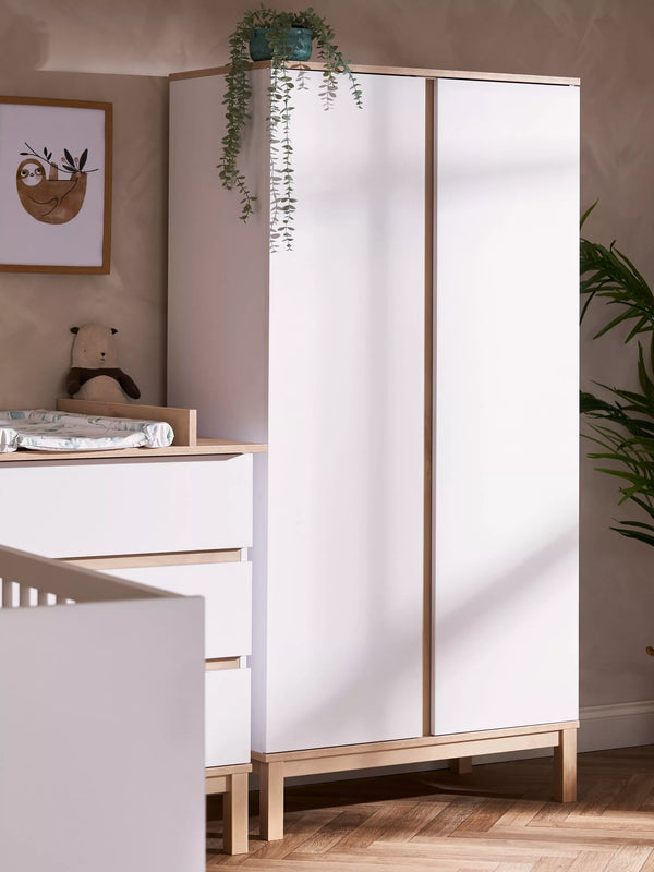Astrid Double Wardrobe – Two-Tone Modern Design