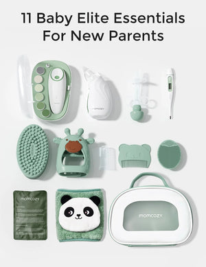 Momcozy Elite Baby Healthcare & Grooming Kit – 10pc All-in-1 Newborn Essentials Gift Set
