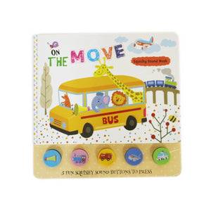 Squishy Sound Book- On the Move - Bus