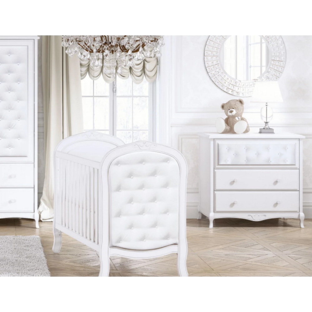 Trama Classic Baby Cot – Matt White Classic Design
