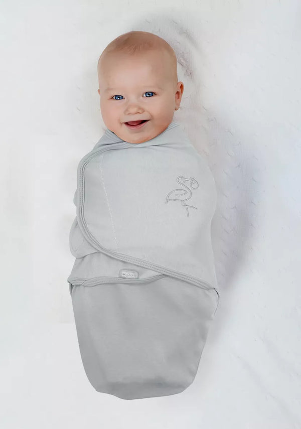 Babyjem Baby Cotton Swaddle Soft Grey Cloth