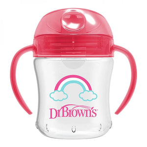 Dr. Brown’s 180ml Soft Spout Transition Cup Pink