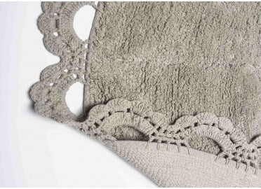 Aratextil Washable Rug Chanel Grey 140 cm Cotton