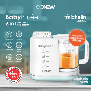 Oonew Baby Food Processor Touchscreen 6-in-1 Blender