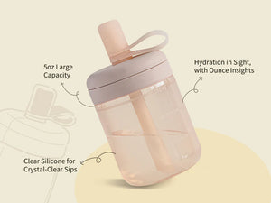 Moonkie Silicone Training Cup with Straw