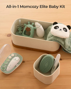 Momcozy Elite Baby Healthcare & Grooming Kit – 10pc All-in-1 Newborn Essentials Gift Set