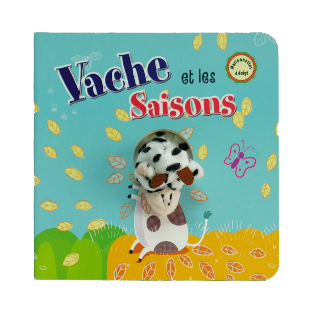 Vache Et Les Saisons Finger Puppet Set