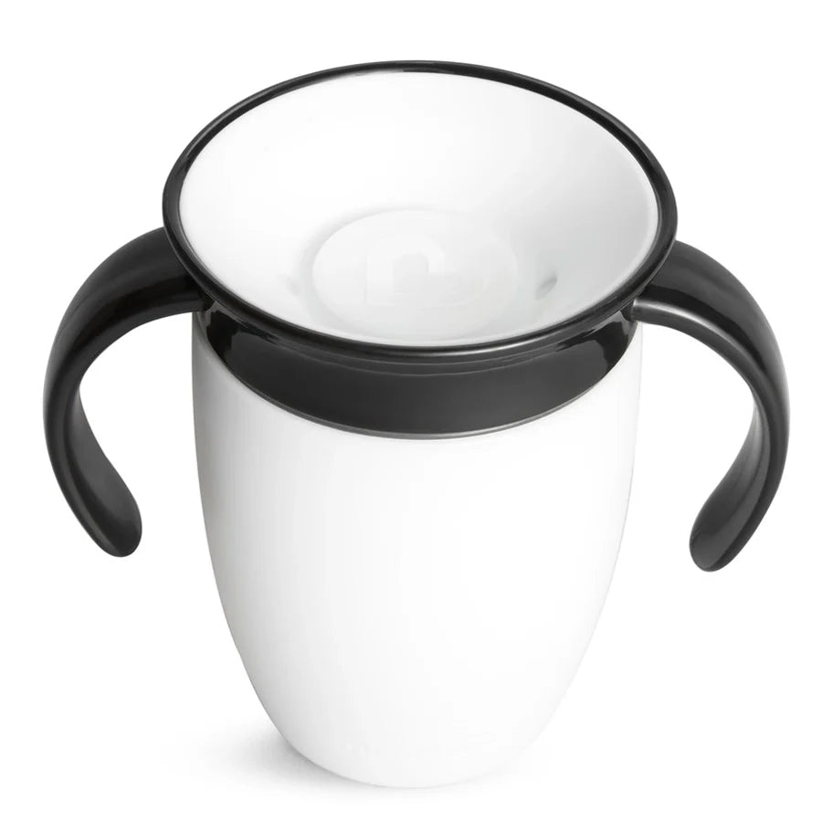 Munchkin Miracle 360° Trainer Cup 207ml – White & Black