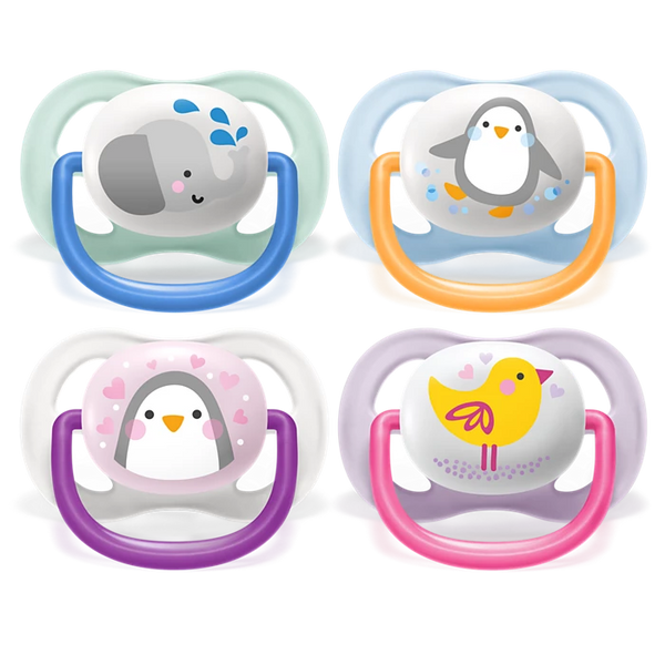 avent ultra air soothers mix abimals 0-6m 080/11