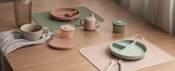 Moonkie Silicone Placemats for Baby & Kids – Non-Slip, Stain-Resistant (2-Pack)