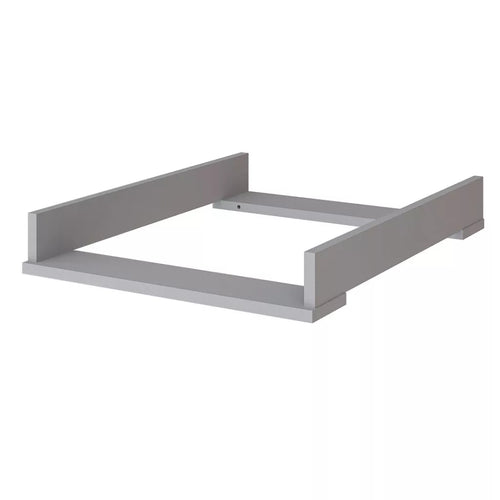 Faktum Flip Grey Baby Dresser with Changing Table Option | 3 Drawer Nursery Chest