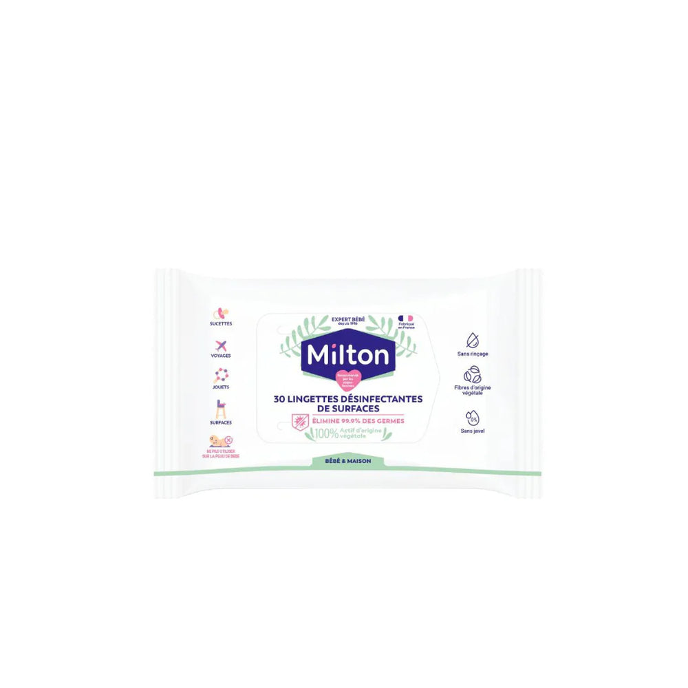 Milton Antibacterial Surface Wipes 30 Pack