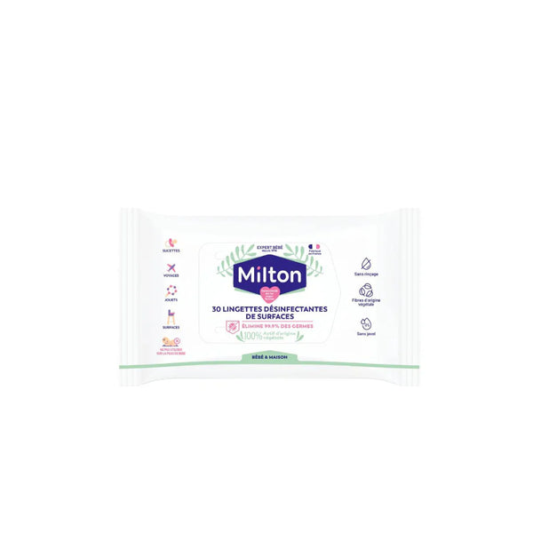 Milton Antibacterial Surface Wipes 30 Pack