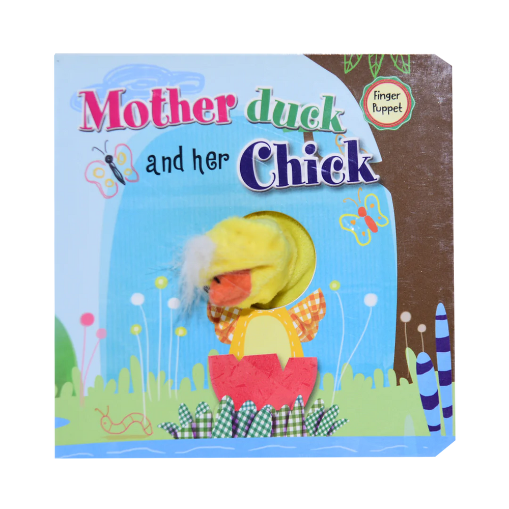Finger Puppet Books - Mother Duck And Her Chick Interactive Story